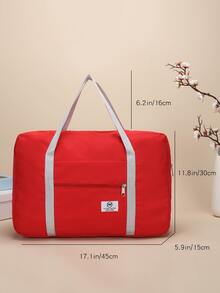 Bolsa de almacenaje de gran capacidad ropa - Rojo - Ver 6