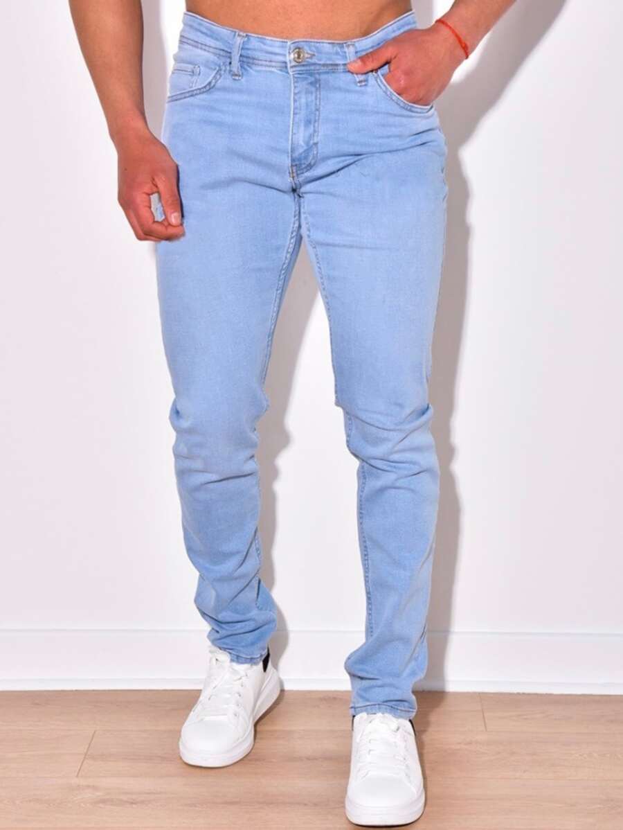 Men Jeans - Rửa trung bình - Xem 1