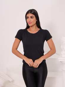 Women T-Shirts - màu đen - Xem 4