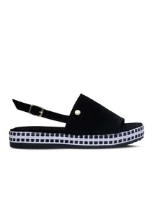 Takata Women Platforms & Wedge Sandals - 黑與白 - 查看 2