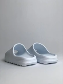 Chinelo Nuvem Masculino Slide EVA Leve Confortável - Branco - Visão 5