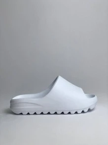 Chinelo Nuvem Masculino Slide EVA Leve Confortável - Branco - Visão 6