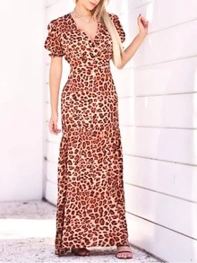 Women Dresses - Gold - View 4