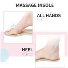 4D Bọt Nhớ Lót giày Đối với Giày dép Nano Kháng khuẩn Khử mùi Lót giày Đối với Đôi chân Nam NỮ Thể thao  chạy Cái đệm - màu đen - Xem 3