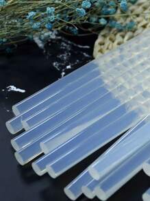 SET de 6 Barras de Silicon. 11mm x 200mm. De Uso Para Pistola de Silicón. Para Pegados más Resistentes. Útil para el Regreso a Clase. - Blanco - Ver 4