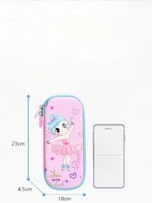 Lapicera para niños 3D practica cute bonita kawaii modelos alazar - Rosa - Ver 3