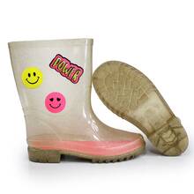Kid's Rain Boots - 金色 - 查看 4