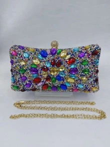 Women Clutches - 藍色 - 查看 1