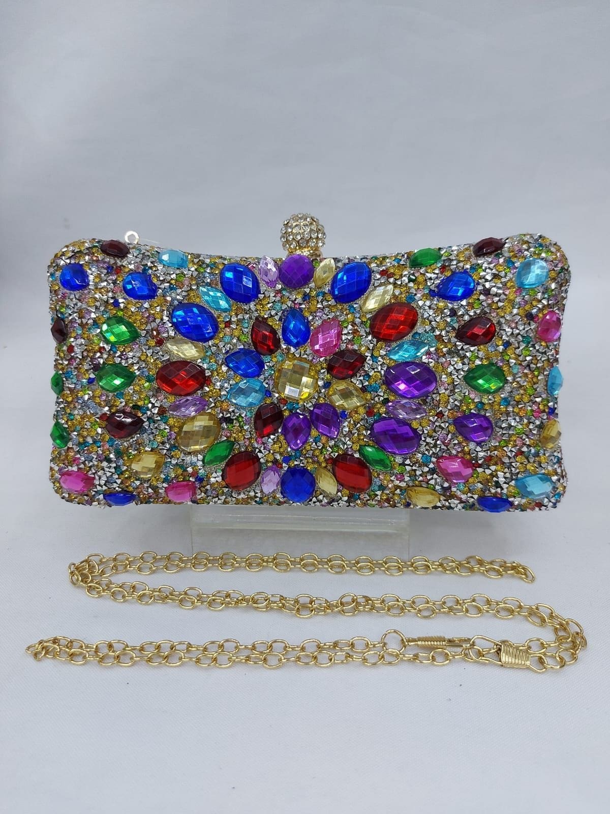 Women Clutches - 金色 - 查看 1