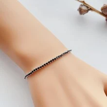 Pulseras de Cadena - Negro - Ver 2