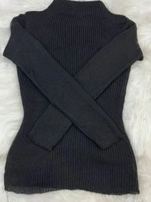 Women Sweaters - Màu xanh lam - Xem 3