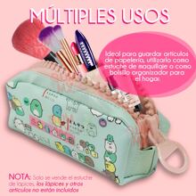 Estuche Lapicera Aesthetic Kawaii Zipper Escolar Organizadora De Lapices Plumones Estuchera Cosmetiquera - Verde - Ver 8