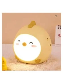 Lámpara Led de noche con forma de pollito para niños, recargable por USB Luz Nocturna. - Rosa - Ver 6