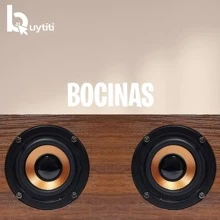 Bocina portátil, Bocina Bluetooth con diseño tipo de madera calidad de sonido tipo madera recargable barra de sonido KTS-1108 - Café integral - Ver 4