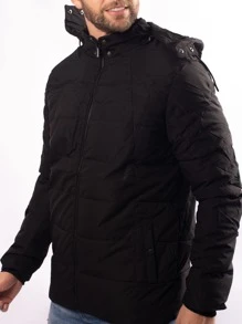 Men Jackets & Coats - 黑色 - 查看 2