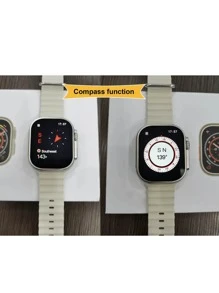 Smartwatch Reloj Inteligente Ultra 8 Max Compatible Con Android, Apple D/49mm 2.05 inch Carga Inalámbrica Materiales Y Calidad Premium - Negro - Ver 3