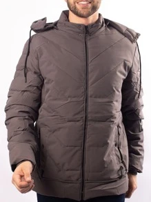 Men Jackets & Coats - Grey - View 2