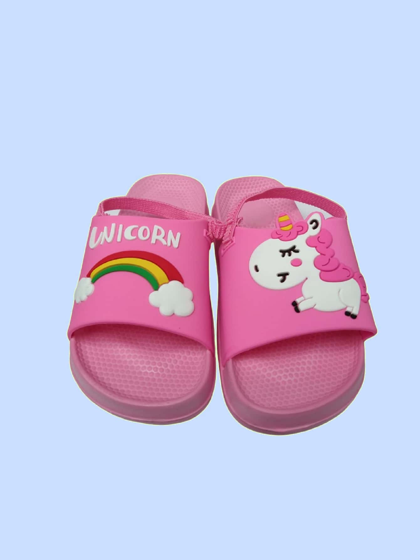 Chanclas/ Sandalias Con Resorte Atrás Diferentes Estampados para el verano - Rosa - Ver 1