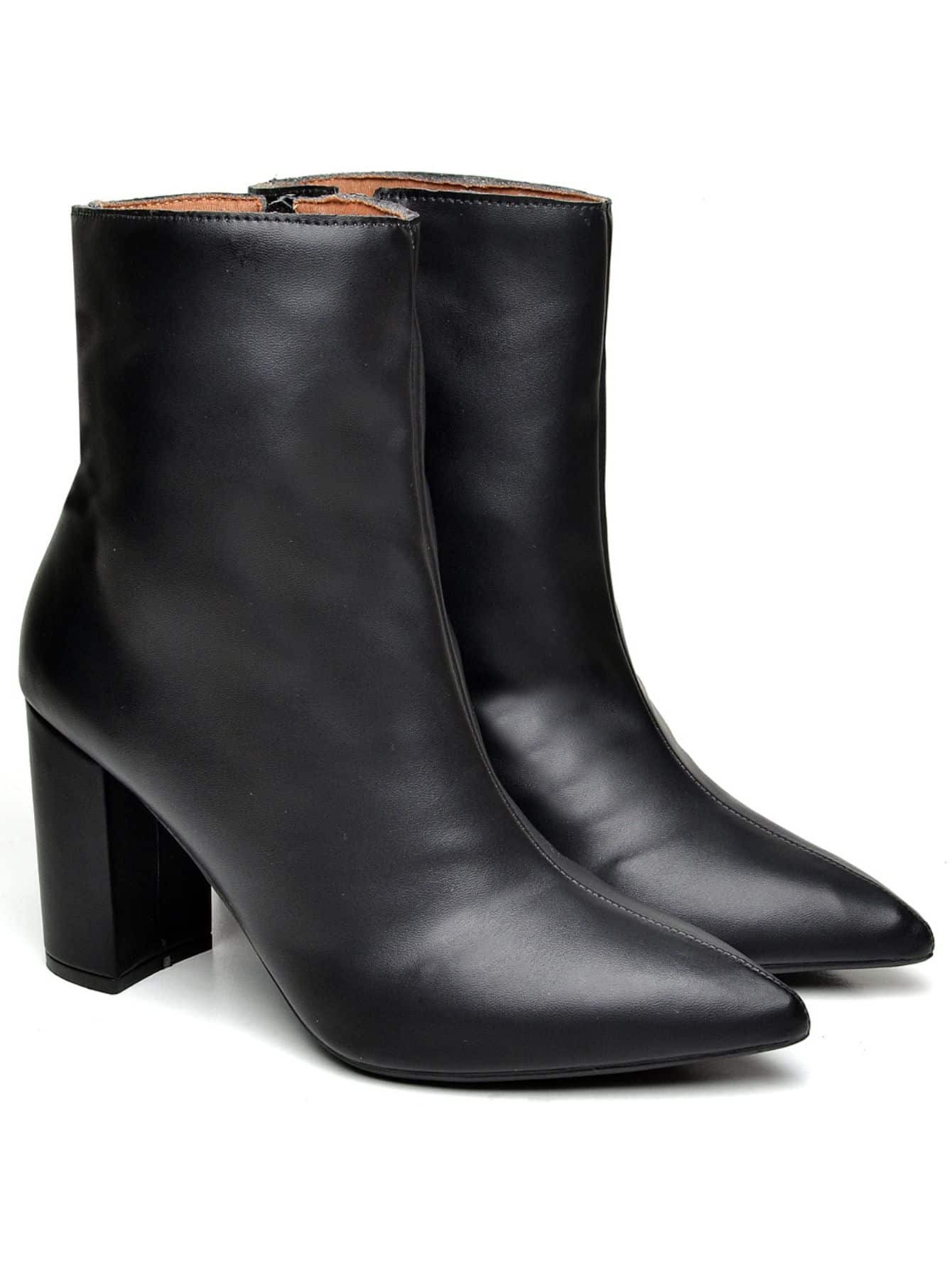 Women Fashion Boots - Black - View 1