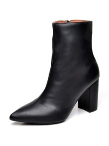Women Fashion Boots - Black - View 3