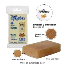 T Taio Esponjabon Avena Exfoliante Esponja + Jabon 2 en 1 T.Taio 120 gr - Beis - Ver 2