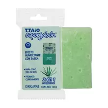 T Taio Esponjabon Sabila Anti Acne Esponja + Jabon 2 en 1 T.Taio 120 gr - Verde - Ver 1