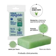 T Taio Esponjabon Sabila Anti Acne Esponja + Jabon 2 en 1 T.Taio 120 gr - Verde - Ver 2