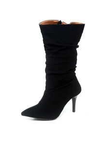 Women Fashion Boots - 黑色 - 查看 4