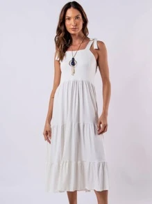 Women Dresses - 白色 - 查看 4