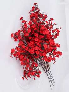 1/5 件家居装饰人造花，梅花，适合家居、陈列室装饰、客厅、新房装饰 - 彩色 - 查看 5