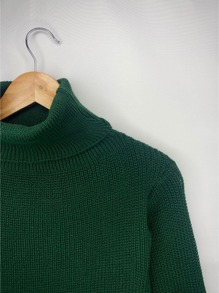 Women Winter Coats - Dark Green - View 2