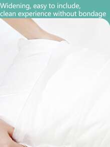 1入組一次性旅行枕套,白色床上用品枕頭套適用於商業旅行或者使用在家庭, - 白色 - 查看 3