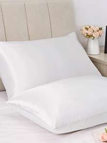 絲綢般的枕套,床上用品,超細纖維,香檳色顏色,柔軟的和舒服的,適用於你的睡