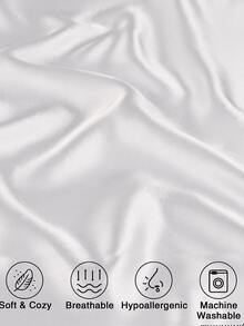 絲綢般的枕套,床上用品,超細纖維,香檳色顏色,柔軟的和舒服的,適用於你的睡