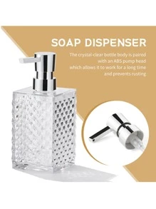 1 pieza Dispensador de jabón 320ml - Blanco - Ver 6