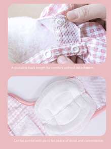 1入組小狗蕾絲狗狗生理褲紙尿褲寵物衣服合適適用於小型犬 - 彩色 - 查看 7