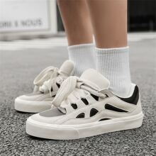 Versatile Reflective Breathable Vulcanized Shoes, Casual Canvas Sneakers, Loafers