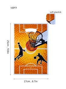 10件/30件/50件/100件篮球扣篮主题派对节日生日礼品袋、礼品包装袋、手提袋、储物袋