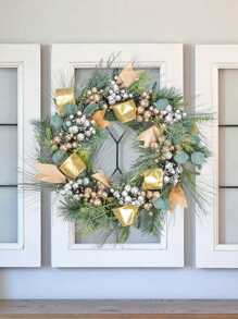 1pc Artificial Berry Decorative Plant - Silver - View 4