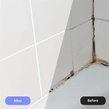 1入組瓷磚馬克筆筆牆縫隙筆適用於瓷磚地面浴室接縫修復 - 白色 - 查看 5