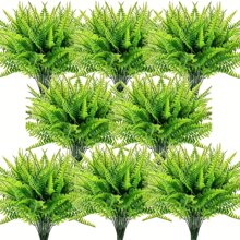 4pcs, Artificial Boston Fern Plants - Add A Touch Of Greenery To Your Home Decor!