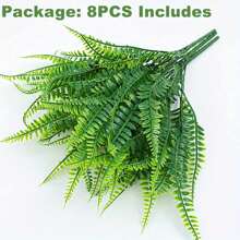 4pcs, Artificial Boston Fern Plants - Add A Touch Of Greenery To Your Home Decor!