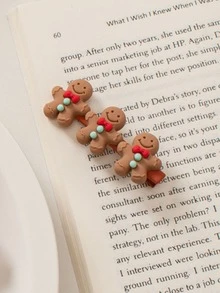 聖誕可愛薑餅人髮夾,韓語日本ins風格樂趣髮夾