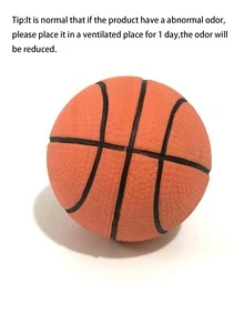 Chất rắn Cao su Bóng rổ Chó Đồ chơi Với Đàn hồi - trái cam - Xem 6