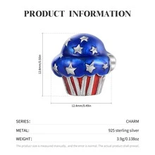 MAGIC CHARMS 1入組S925純銀DIY吊墜適合適用於女士手環和項鏈