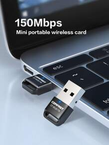 COMFAST Dual-band 5g Wireless Network Adapter Without Driver, Usb Wifi Receiver For Desktop & Laptop, Usb External Wifi Adapter - Black - View 1