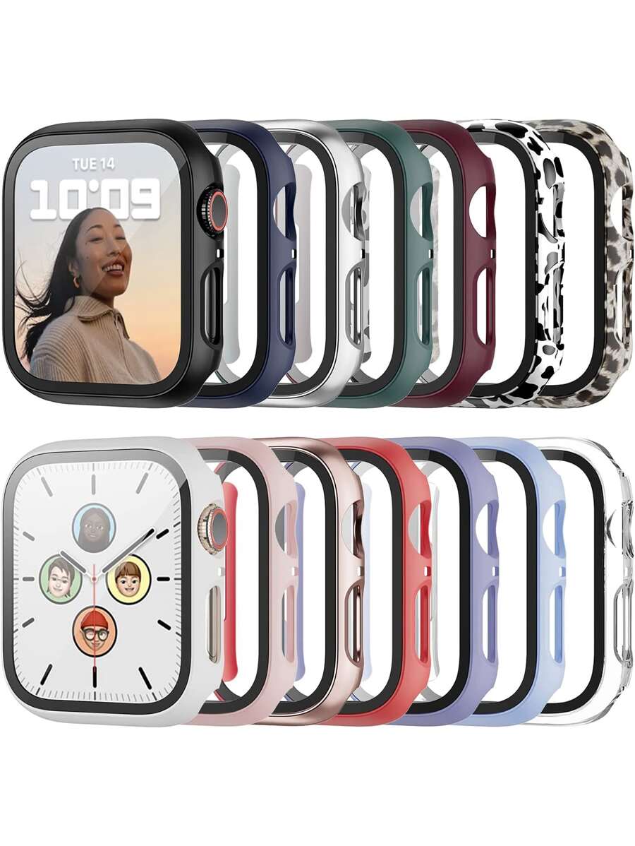 14入組雙在一專業蘋果手錶保護套適用於Apple Watch - 彩色 - 查看 1