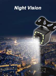 Universal Car Rear View Camera 12 LED HD Night Vision Reversing Reverse Parking Waterproof Auto Back