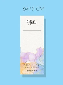 100 stickers, calcomanía, pegantina etiquetas GRACIAS POR TU COMPRA, EMPAQUE - Morado Violeta - Ver 1