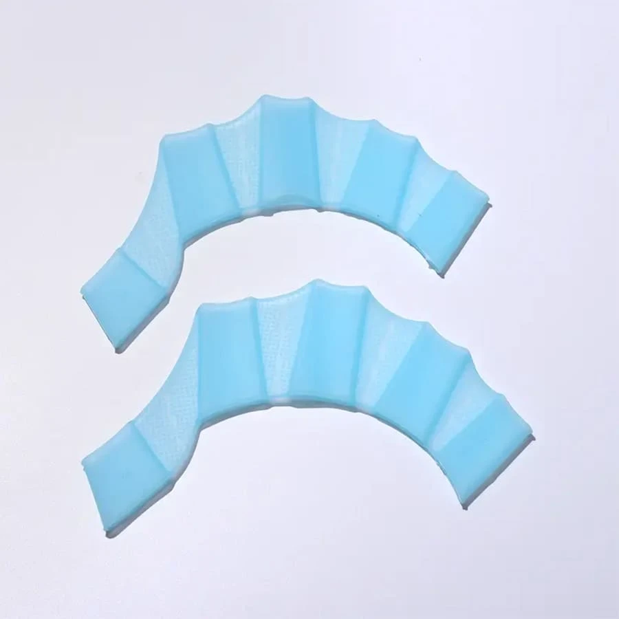 1 đôi Silicone Tay Phụ kiện Đối với Ngoài trời Lặn Bơi lội - Màu xanh lam - Xem 1